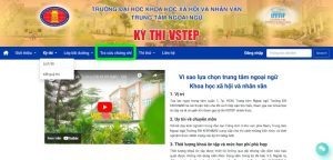 Ussh Vstep USSH Đại học Khoa học Xã hội và Nhân văn TPHCM